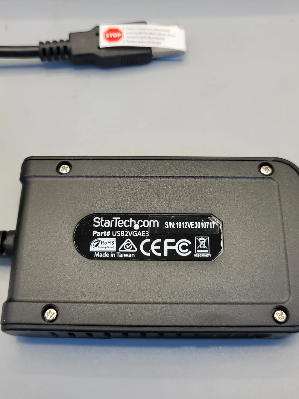 StarTech Slim USB 3.0 to VGA External Multi Monitor Adapter